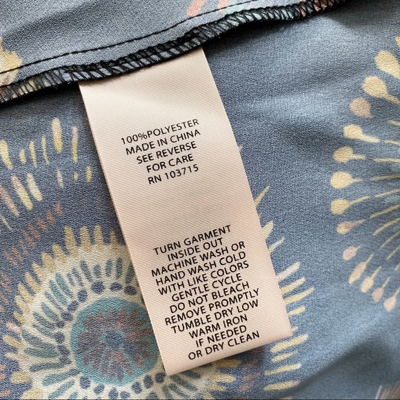 NWOT Nanette Lepore Smocked Printed High Low Dress - Picture 7 of 8